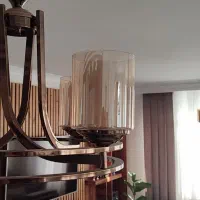 4 تا لوستر رنگ برنز|لوستر و چراغ آویز|تهران, جنت‌آباد شمالی|دیوار