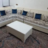 مبل۷نفره ال|مبلمان خانگی و میز عسلی|بم, |دیوار