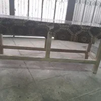 نیمکت چوبی وصندلی