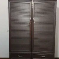 تخت وکمد ودراور همگی جنس چوب|تخت و سرویس خواب|شیراز, درکی|دیوار