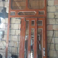 فروش درب الومینیوم طرح چوب در حد