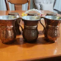 لیوان مسی ۶عدد