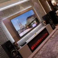 کابینت مدرن تی وی وال مدرن قاب بندی جاکفشی|خدمات پیشه و مهارت|کرج, چهارصد دستگاه|دیوار