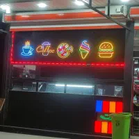 ساخت انواع تابلو و تابلوسازی نئون با ضمانت|ریسه و چراغ تزئینی|کرمان, |دیوار