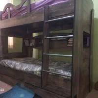تختخواب دو طبقه|تخت و سرویس خواب|ری, فیروزآبادی|دیوار