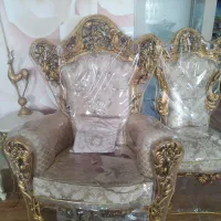 مبل سلطنتی 9نفره|مبلمان خانگی و میز عسلی|محمدیه-قزوین, |دیوار