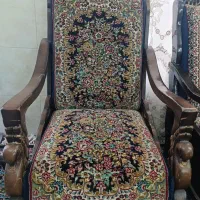 مبل قالی با چوب گردو وقالی کرمون و مبل قالی تهران|مبلمان خانگی و میز عسلی|رفسنجان, |دیوار