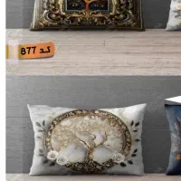 روبالشتی مخمل دو رو طرح رخساره کد 7995|رختخواب، بالش، پتو|قزوین, |دیوار