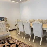 مبل ۷ نفره و میز ناهار خوری ۸ نفره