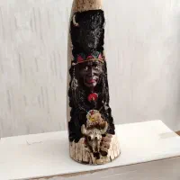 مجسمه سرخپوست|مجسمه، تندیس، ماکت|اصفهان, شاه پسند|دیوار