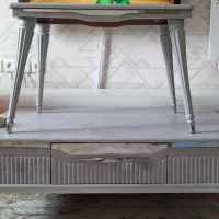 مبل هشت نفره+میز جلو مبلی+میز غذاخوری ۴ نفره|مبلمان خانگی و میز عسلی|آستارا, |دیوار