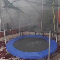 ترامبولینگ به همراه تور محافظ دور