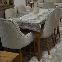 مبل 8 نفره . میز ناهارخوری ۶ نفره