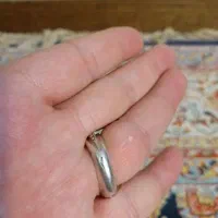 انگشتر نقره  توپاز پوست میازی|جواهرات|چابهار, |دیوار