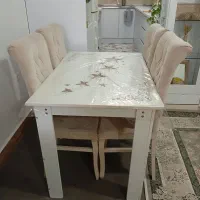 میز ناهار خوری چهارنفره|میز و صندلی غذاخوری|الوند, |دیوار