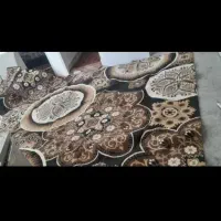 قالی بزرگ در حد نو نقش و نگار زیبا گلیم فرش