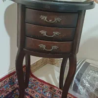 میز چوبی پایه بلند شیک