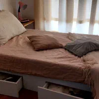 تختخواب و میز تحریر|تخت و سرویس خواب|تهران, ولنجک|دیوار