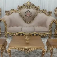 مبل  سلطنتی تمام چوب ۹نفره در حد** نو **