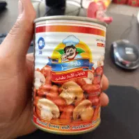 کنسرو لوبیا چیتی با قارچ