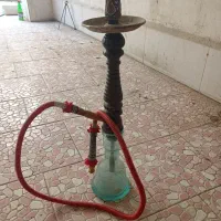 قلیان چوبی و برنجی