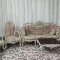 مبل سلطنتی همراه با عسلی|مبلمان خانگی و میز عسلی|الیگودرز, |دیوار