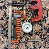 پیچ گیره نجاری ،برس سیمی گرد،لوله بر