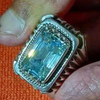 انگشتر خارجی نقره با نگین الماس باسختی۱۰|جواهرات|ارومیه, |دیوار