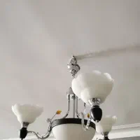 لوستر 3 شاخه 6 شعله|لوستر و چراغ آویز|قزوین, |دیوار