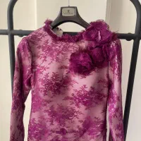 لباس مزونی دوز  دانتل فرانسه سایز ۳۶ تا ۳۸