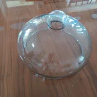 در شیشه ای ظرف کیک خوری/کلوش بزرگ