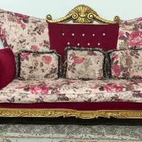 مبل استیل هفت نفره +میز ناهارخوری چهارنفره