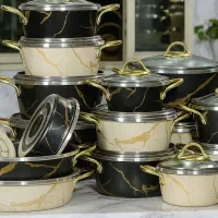 سرویس14پارچه طرح چدن فورج هلنا(طرح سنگ)