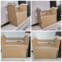 *تخت کنار مادر به همراه تشک و ابر زیر تشک*