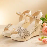 ست زنانه لوکس کیف مجلسی، صندل مجلسی و دمپایی|کیف، کفش، کمربند|بروجرد, |دیوار