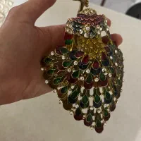 جا حلقه ای برنجی طاووس