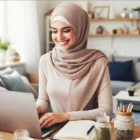 دانشجویان و خانم ها برای کار با موبایل در خانه
