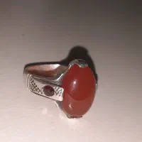 انگشتر عقیق نقره