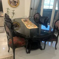 مبلمان لوکس ۸نفره بسیار شیک به علت مهاجرت|مبلمان خانگی و میز عسلی|تهران, دریاچه شهدای خلیج فارس|دیوار