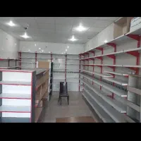 قفس  فلزی ۱۵  ردیف میز تحریر قفسه خشکبار وسایبان|کتابخانه، شلف، قفسه‌های دیواری|شیراز, فرگاز|دیوار