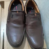 کفش چرم قهوه ایی سایز ۴۷