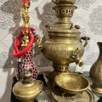 سرویس سماور زغالی برنز