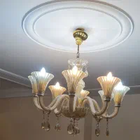 لوستر ۸ شاخه کریستال
