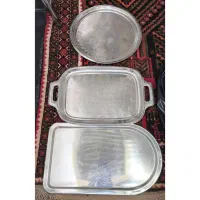 دو عدد سینی و یک زیر سماوری