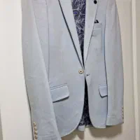 کت تک خارجی آبی آسمانی زیبا کاملا نو