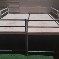 تخت 2 لنگه فلزی