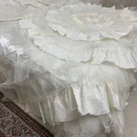 روتختی ۲نفره طرح لباس عروس