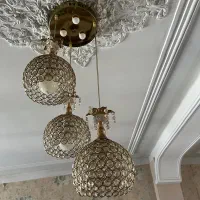 ست لوستر کریستال