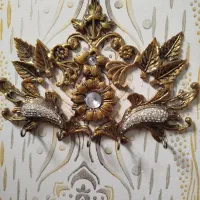 جاکلیدی و جا حوله ست برنز