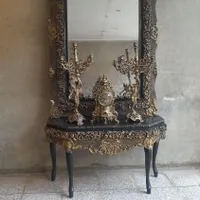 فروش ست آینه و شمعدان و ساعت